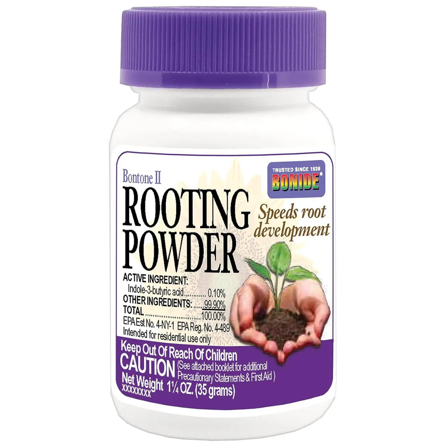 Bonide Bontone II Rooting Powder, 1.25 oz Ready-to-Use Dust for Houseplants and Transplants Speeds Root Development | For Houseplants and Transplants, Speeds Root Development