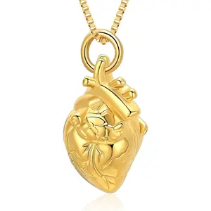 Heart Cremation Jewelry Ashes Pendant for Human Pet Funeral Urn Necklace for Ashes Women Men Memorial Urn Jewelry