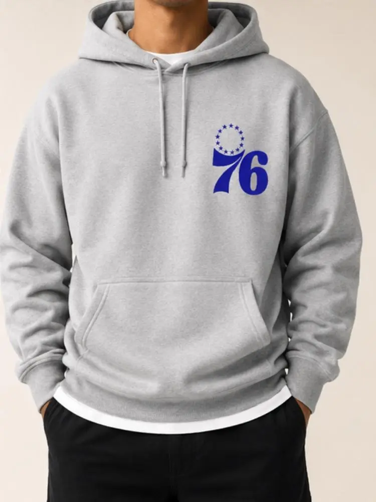 Unisex Philadelphia 76 Stars Basketball Sport Graphic Tshirt Hoodie Sweatshirt Aesthetic Casual Crewneck Basic Streetstyle Tee