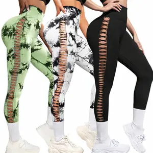 3 Pieces High Waist Fitness Leggings for Women, Elastic Soft Yoga Pants for Women, Abdominal Control Exercise Exercise Leggings Stretch Fabric Activewear Breathable Sporty Bottoms summervibes