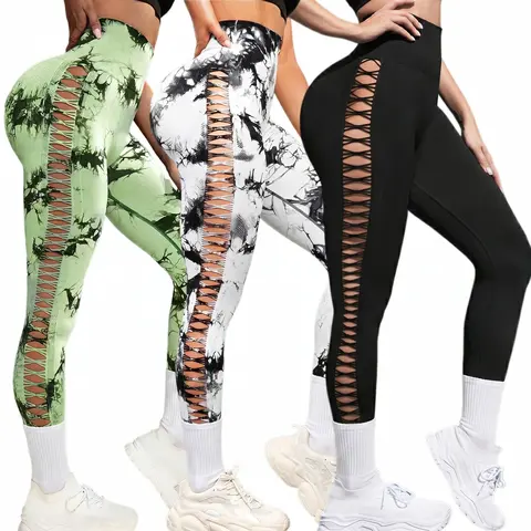 3 Pieces High Waist Fitness Leggings for Women, Elastic Soft Yoga Pants for Women, Abdominal Control Exercise Exercise Leggings Stretch Fabric Activewear Breathable Sporty Bottoms