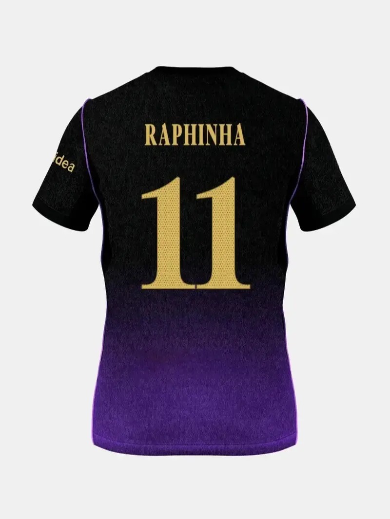 Unisex Purple Personalized Barcelona #11 Raphinha Away Stadium Soccer Jersey, 2026-27 Away Shirt Football Shirt, Breathable Fan Style SI