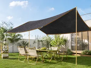 Shade Cloth for Greenhouse and Outdoor Use, 70% Sunblock Mesh Shade Net, UV Resistant Shade Cover for Plants Patio Garden Kennel and Outdoor Areas, 6.5ft x 20ft Black
