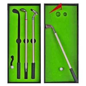 Golf Pen Desktop Games - Funny Gifts for Golfers, Coworkers, Boss - Stocking Stuffers Golf Ball Pen