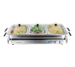 MegaChef 3-in-1 Electric Chaffing Buffet Server& Warming Tray MegaChef 3-in-1 Electric Chaffing Buffet Server& Warming Tray