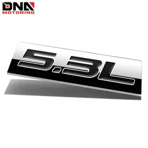 Metal Emblem Car Bumper Trunk Fender Decal Logo Badge Chrome 5.3L