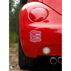 Alpha Sigma Alpha Retro Sorority Car Magnet Set of 2
