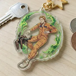 Project Hail Mary Acrylic Keychains - Cute Acrylic Cartoon Keychain, Funny Meme Character Charm for Keys, Bags, Backpack, Durable Gift for Fans & Collectors