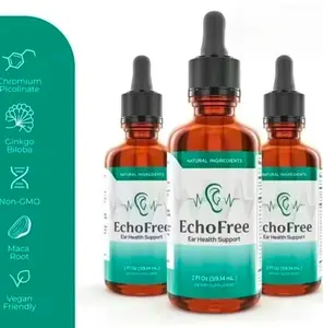 Ear Health Support Liquid Drops - 60mL Chromium Picolinate and a proprietary herbal blend with Maca Root, Grape Seed, Guarana, and more Promotes auditory health, absorbs quickly, suitable for vegans, free from sugars, and gluten-free.#EarHealth