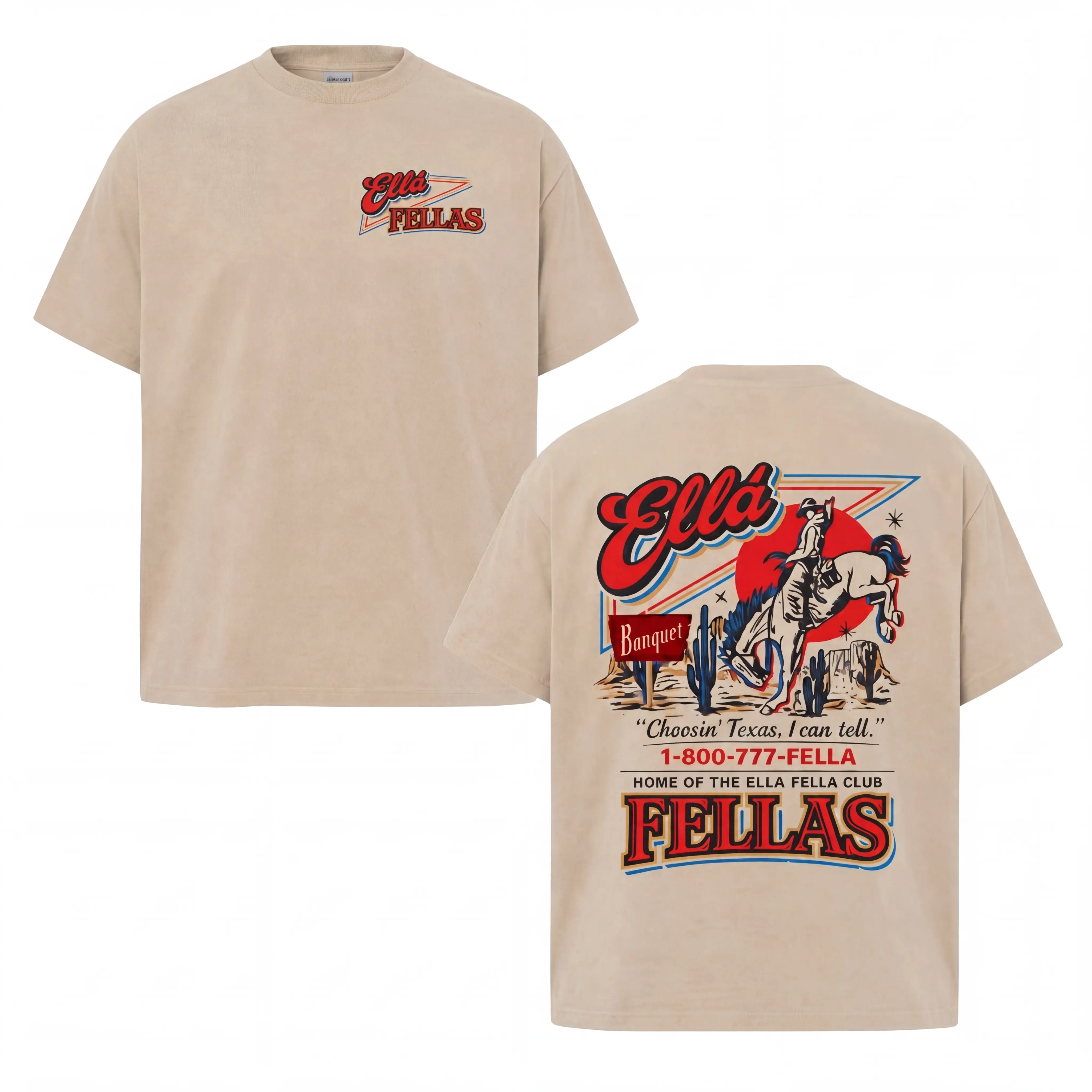 Ella Fella Club Shirt, 1-800-777-Fella Tee, Dandelion Graphic T-Shirt, Indie Aesthetic Shirt, Choosing Texas Tee, Vintage Style Graphic Tee, Indie Folk Shirt, Gift for Friends, Trendy Unisex Shirt