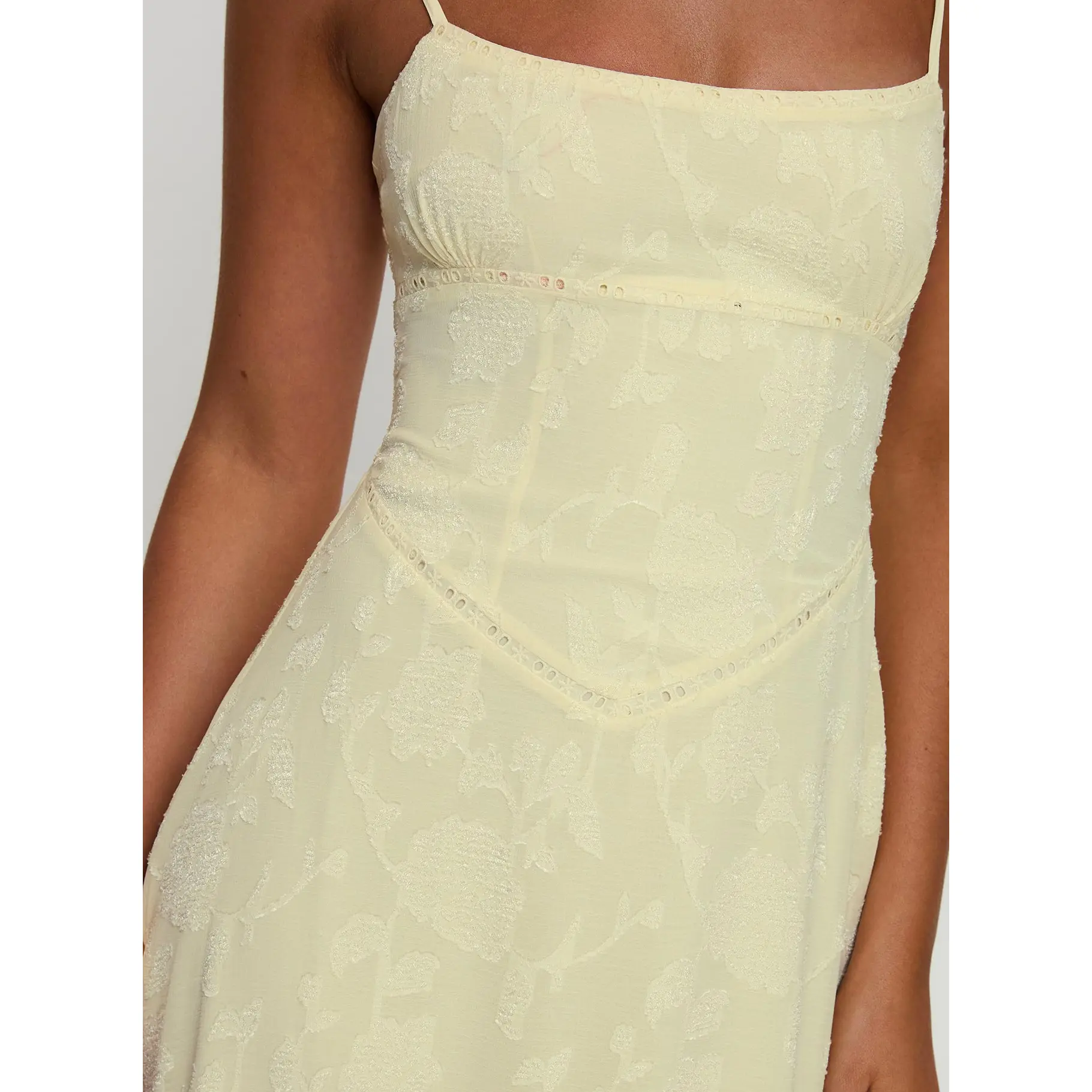 ruffle dress for women Leia Dusty Lavender Ruffled Floor Length Dress Thread + Vine Boutique