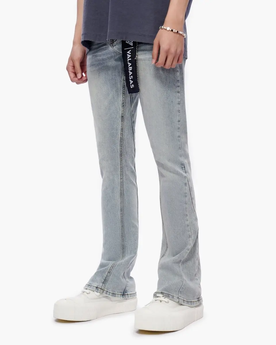 Mr.Stacked Denim Blue