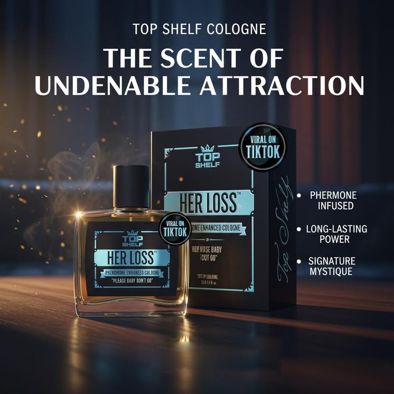 Her Loss Pheromone Cologne For Men - Bold, Long-Lasting Fragrance with Amber, Spice & Dark Woods – Premium Eau De Cologne Spray for Men 100ml Her Loss Pheromone Cologne For Men - Bold, Long-Lasting Fragrance with Amber, Spice & Dark Woods – Premium Eau De Cologne Spray for Men 100ml