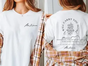 Alex Warren I'll Carry You Home Tee Shirt - Song Writer Merch, Summer Concert Apparel, Wedding Shirt, Unisex T-Shirt, Fan Tee, Music Cotton Top