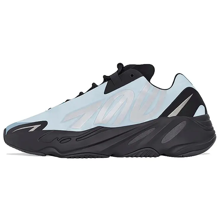 Men's Adidas Yeezy Boost 700 Mnvn Blue Tint Lace-Up Casual Trainers with Boost Cushioning