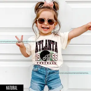 [Sale Up To 50%] Atlanta Football Vintage Men, Women and Youth T-Shirt, Retro Falcon Kids, Oversized Football Men, Women and Youth, Atlanta Football Fan Gift, Trendy USA Cotton Fabric
