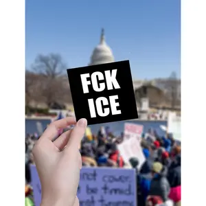 FCK ICE Bumper Sticker, Anti Ice Car Sticker, Abolish Ice Sticker, Stop Ice, Anti Trump Protest, No Kings, Justice for Renee Nicole Good