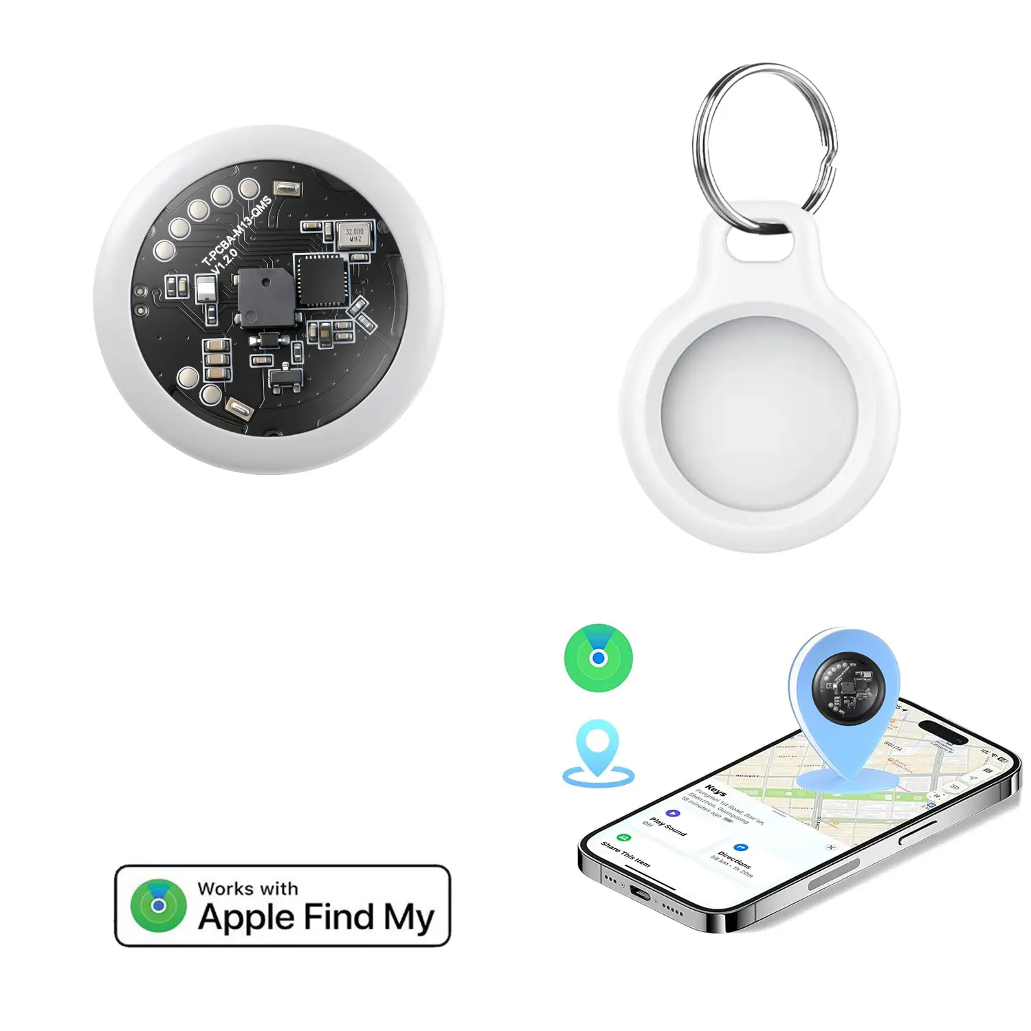 White + Short Protective Case