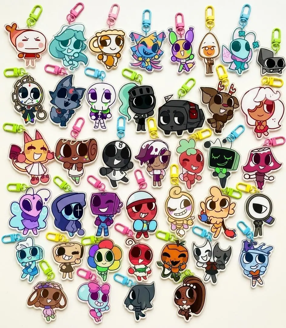 Dandy World Acrylic Keychains, Gift For Friends