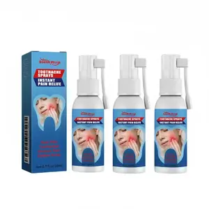 3-Pack Special Analgesic Spray for Toothache - Reduces Swelling & Pain, Eliminates Inflammation of Wisdom Teeth, Gingivitis, and Periodontitis.
