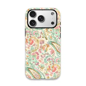 Watercolor Pace pattern, durable and shock-absorbing glossy 2-in-1 phone case, suitable for iPhone 17 16 15 14 13 12 11 X, Samsung and other series models, can be given as a holiday gift to friends or home