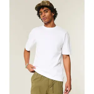 Hollister Boxy Heavyweight Cotton Crew T-Shirt