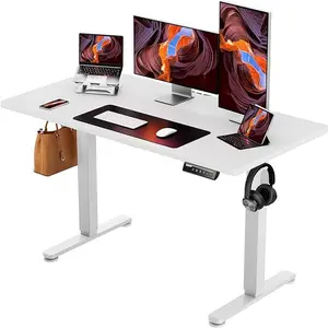 Standing Desk, AdjustabIe Height EIectric Sit Stand Up Down Computer TabIe, 63x24 lnch Ergonomic Rising Desks for Work Office Home, ModernHeight Adjustable Electric Standing Desk, 48 x 24 Inches Sit Stand up Desk, Memory Computer Home Office Desk (Black)
