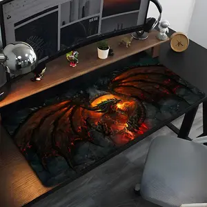 Extra Large Dragon Pattern Mouse Pad High Quality Natural Rubber Mouse Pad The Most Professional Washable Laptop Mouse Pad Gaming Mousepad
