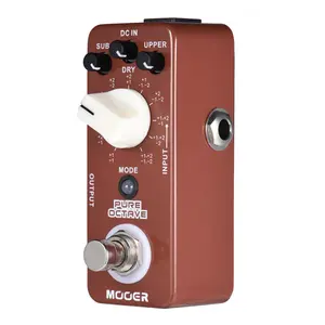 MOOER PURE OCTAVE Electric Guitar Effects Pedal Precise Polyphonic Octave Distortion with 11 Modes Effects Effect Pedal