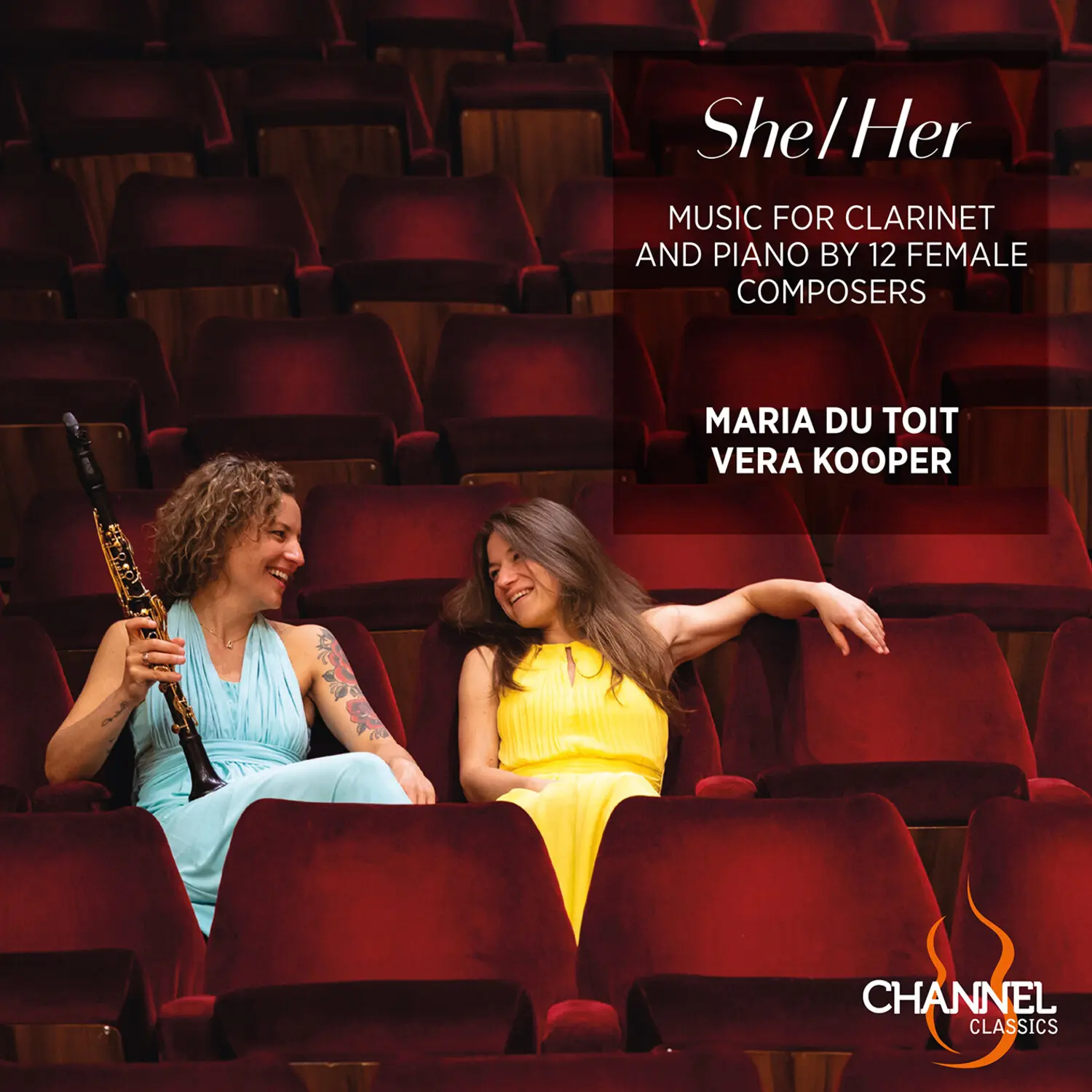 Maria du Toit - She/Her - Music for Clarinet & Piano by 12 Female Composers  [COMPACT DISC - CD]