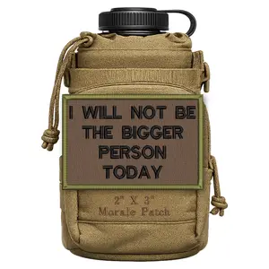 I Will Not Be The Bigger Person Today Funny Morale Patch 2” X 3” Hook & Loop Back for Hats Jackets Tactical Vests Plate Carriers EDC Gear & Humor Patch Collectors