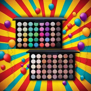 40-Shades Eyeshadow Palette Included Brush, Compact Color Blending Palette, Shimmer And Matte Eyeshadow Palette, Holiday Present, Waterproof Makeup Kit, Cosmetics, Perfect Gift For Girlfriend, Master Makeup Palette, Beauty Set, facepaintingkit tiktokshops