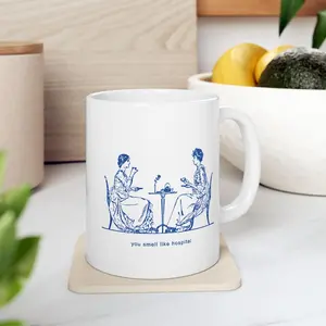 Mary Cosby Inspired Graphic Mug You Smell Like Hospital, RHOSLC Gift, Coffee Mug Gift, Real Housewives Merch, Bravo Fan Merch