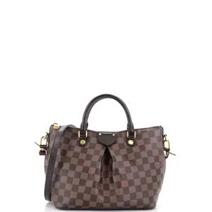 Pre-owned Louis Vuitton Canvas Coated Top Handle Bags Siena Handbag Damier PM by Rebag
