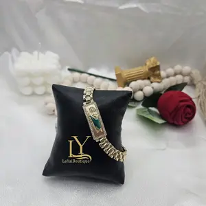 LaYaiBoutique #2426 St. Jude Thaddeus Bracelet in 14k Gold Plated, High Quality