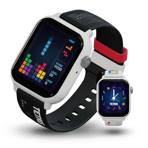 Tetris: My Play Watch – Retro Gaming Smart Watch Pre-Order with Free Bonus Band, No WiFi or BT, Built-in Tetris, Custom Watch Faces, Classic Arcade Sound, Heart Rate Monitor, IP67 Water Resistant.