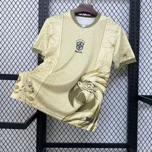 National team Soccer jersey/26-27 bR@.RIL home/fan version/red/men's/short sleeved/sports top/No.10