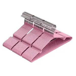 10/20pcs Durable Anti-slip Hanger, Traceless Heavy Coat Hanger for Household Clothes Drying Storage and Organization
