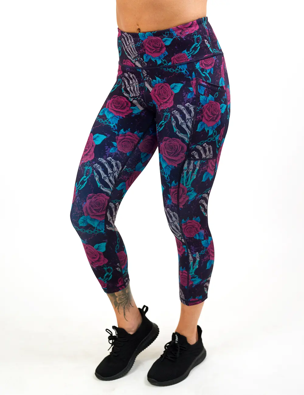Women's CVG Rogue Leggings - Soft, Compression Fit, Spandex Fabric, Polyester Bottoms with Pockets - for Workout, Everyday Wear