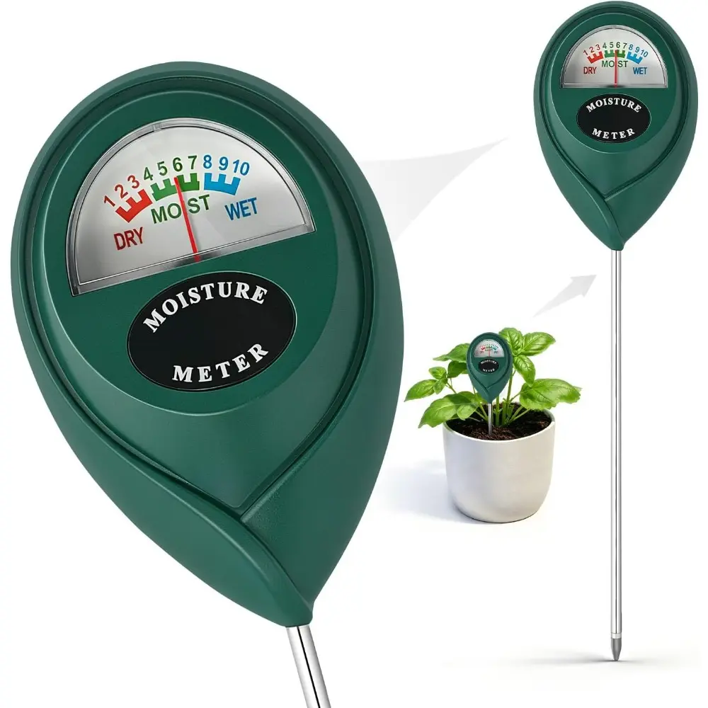 Soil Moisture Meter for Plants, Hygrometer Sensor Water Monitor, Plant Moisture Tester for Indoor Outdoor Garden, Potted Plants, Farm, Lawn, No Battery