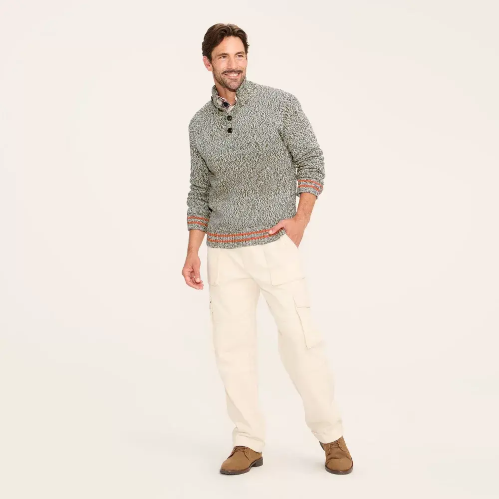 Men's Marl Pullover Sweater - Woolrich Men's Marl Pullover Sweater - Woolrich