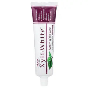 NOW Foods Solutions, XyliWhite™ Toothpaste Gel, Neem & Tea Tree, Mint, 6.4 oz (181 g)