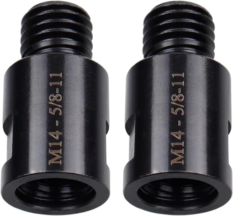 M14 to 5/8" Angle  Attachment Adapter M14 female to 5/8-11 male adapter (2 Pcs)