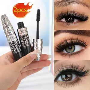 Waterproof 5D fiber eyelash eye black waterproof and sweat resistant formula, suitable for creating thick, long and curly eyelashes, precise brush head design, providing natural coverage effect, very suitable for party, music festival and Mother's Day gif
