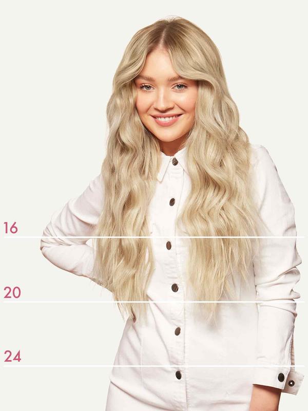 24" Classic Dimensional Beige Blonde Clip-Ins (240g)