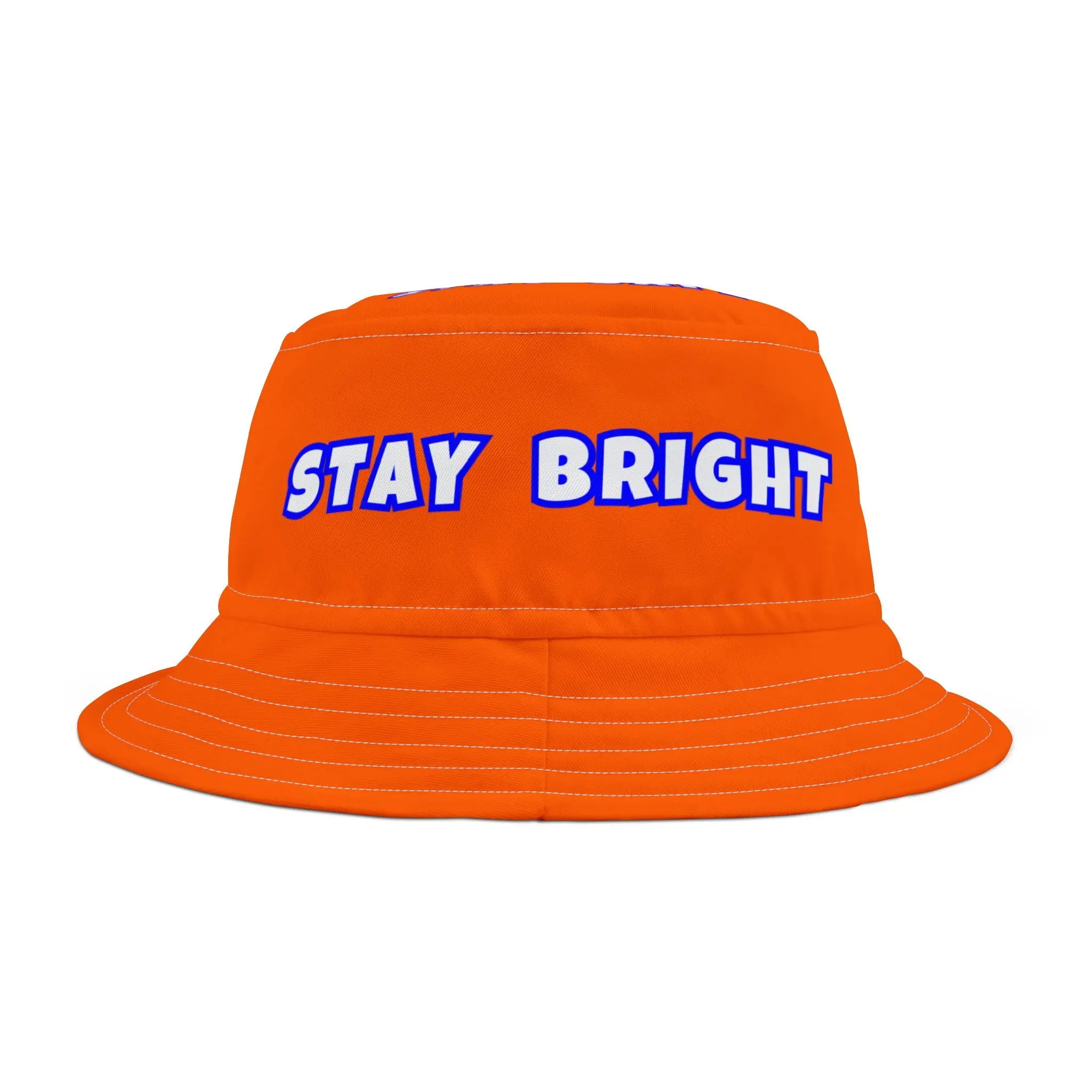Stay Bright Bucket Hat – Neon Orange Autism Safety Sun Hat