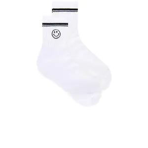 Junk Food JF Smiley Sock in White