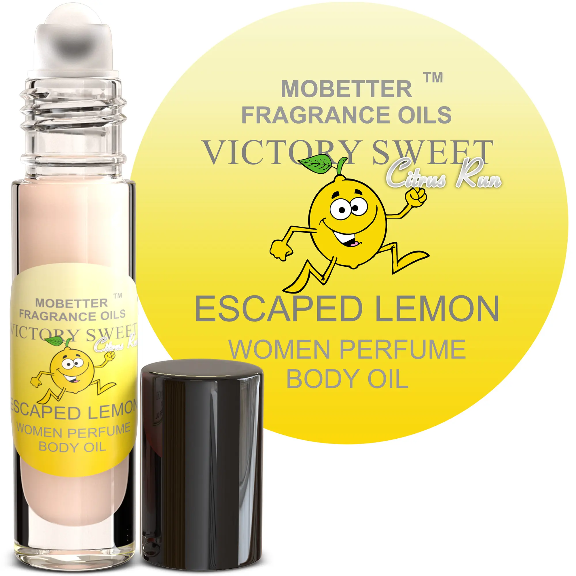MOBETTER FRAGRANCE OILS Victory Sweet Citrus Run Escaped Lemon Women Perfume Body Oil