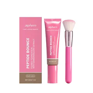 This Light And Long-Lasting Foundation For Dark Skin Tones Moisturizes, Nourishes And Brightens The Skin, Creating A Matte And Clear Makeup Look
