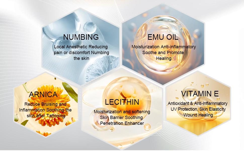 Dragon 99%  Tattoo Numbing Cream – Strong Numb for Piercing, Waxing & Eyebrow Makeup